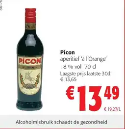 Colruyt Picon aperitief ‘à l’Orange’ aanbieding