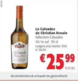 Colruyt Le Calvados de Christian Drouin aanbieding