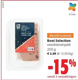 Colruyt Boni Selection veenbessenpaté 200 g aanbieding