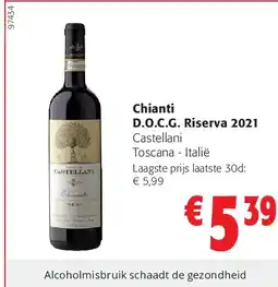 Colruyt Chianti D.O.C.G. Riserva 2021 aanbieding