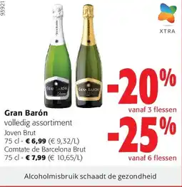 Colruyt Gran Barón Joven Brut 75 cl aanbieding