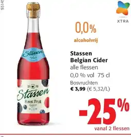 Colruyt Stassen Belgian Cider Bosvruchten aanbieding