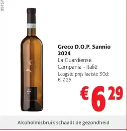 Colruyt Greco D.O.P. Sannio 2024 aanbieding