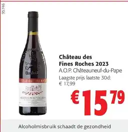 Colruyt Château des Fines Roches 2023 aanbieding