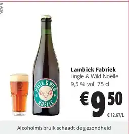 Colruyt Lambiek Fabriek Jingle & Wild Noëlle aanbieding