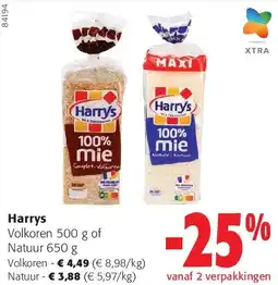 Colruyt Harrys Volkoren aanbieding