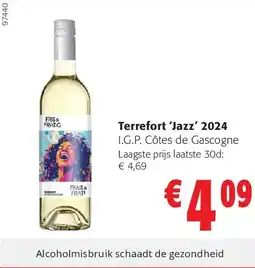 Colruyt Terrefort ‘Jazz’ 2024 aanbieding