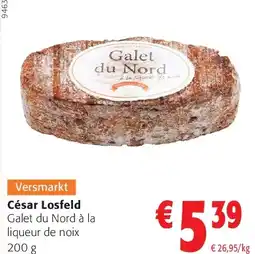 Colruyt César Losfeld Galet du Nord à la liqueur de noix 200 aanbieding