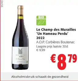Colruyt Le Champ des Murailles ‘Un Hameau Perdu’ 2022 aanbieding