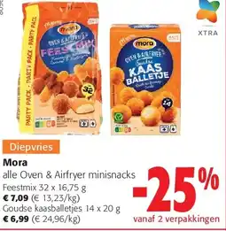 Colruyt Mora Feestmix 32 x 16,75 g aanbieding