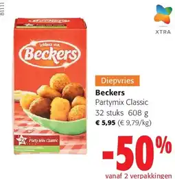 Colruyt Beckers Partymix Classic aanbieding