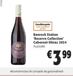 Colruyt Banrock Station ‘Reserve Collection’ Cabernet-Shiraz 2024 aanbieding