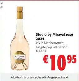 Colruyt Studio by Miraval rosé 2024 aanbieding