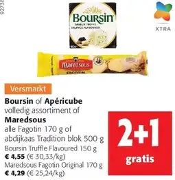 Colruyt Boursin Truffle Flavoured 150 g aanbieding