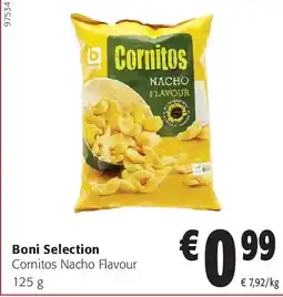 Colruyt Boni Selection Cornitos Nacho Flavour 125 g aanbieding