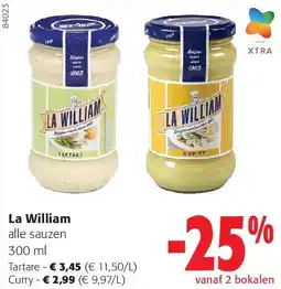 Colruyt La William Tartare aanbieding