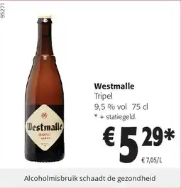Colruyt Westmalle Tripel aanbieding