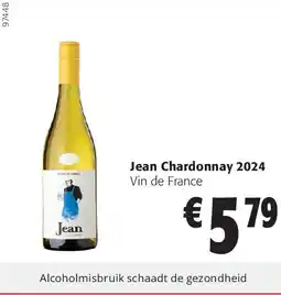 Colruyt Jean Chardonnay 2024 aanbieding