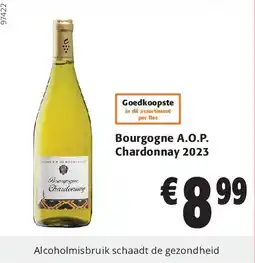 Colruyt Bourgogne A.O.P. Chardonnay 2023 aanbieding