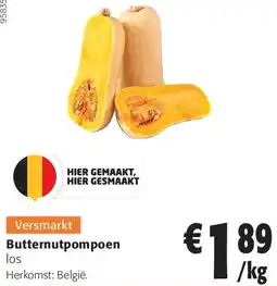 Colruyt Butternutpompoen aanbieding