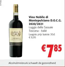 Colruyt Vino Nobile di Montepulciano D.O.C.G. 2020/2021 aanbieding