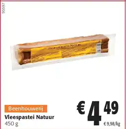 Colruyt Vleespastei Natuur aanbieding