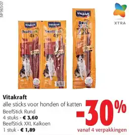 Colruyt Vitakraft alle sticks voor honden aanbieding