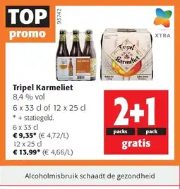 Colruyt Tripel Karmeliet 6 x 33 cl aanbieding