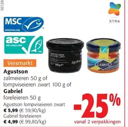 Colruyt Agustson lompviseieren zwart aanbieding