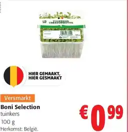 Colruyt Boni Selection tuinkers 100 g aanbieding