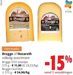 Colruyt Brugge D’Or sneetjes 375 g aanbieding