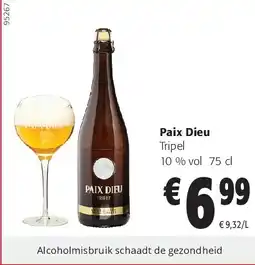 Colruyt Paix Dieu Tripel aanbieding