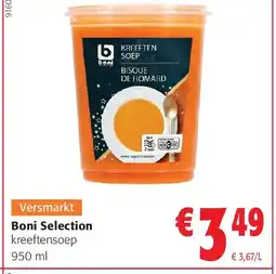 Colruyt Boni Selection kreeftensoep 950 ml aanbieding