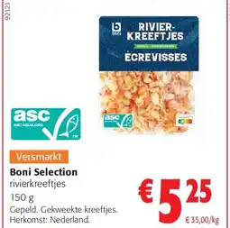 Colruyt Boni Selection rivierkreeftjes 150 g aanbieding