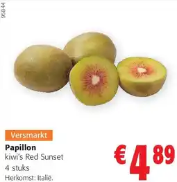 Colruyt Papillon kiwi’s Red Sunset 4 stu aanbieding