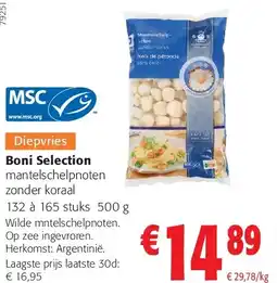 Colruyt Boni Selection mantelschelpnoten aanbieding