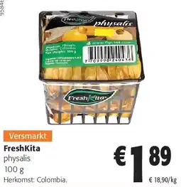 Colruyt FreshKita physalis 100 aanbieding
