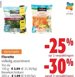 Colruyt Florette Trio sla 150 g aanbieding