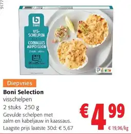 Colruyt Boni Selection visschelpen 2 stuks 250 g aanbieding