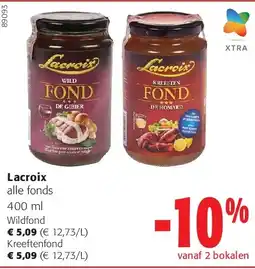 Colruyt Lacroix alle fonds 400 m aanbieding