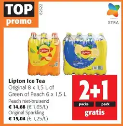 Colruyt Lipton Ice Tea Original 8 x L aanbieding