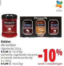 Colruyt Didden alle konfijten Vijgenkonfijt 220 g aanbieding