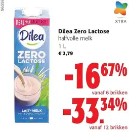 Colruyt Dilea Zero Lactose halfvolle melk 1 aanbieding