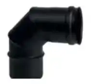 Multi bazar Bocht 90° zwart SP316 D80 aanbieding