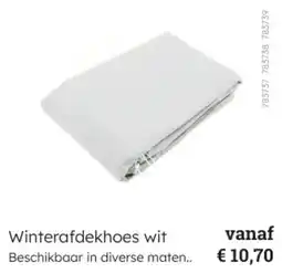 Multi bazar Winterafdekhoes wit aanbieding