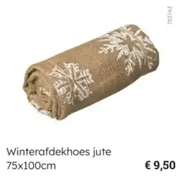 Multi bazar Winterafdekhoes jute aanbieding