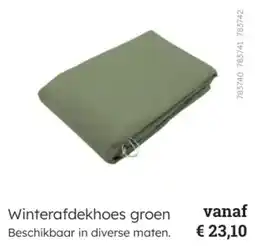 Multi bazar Winterafdekhoes groen aanbieding