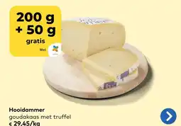 Bio Planet Hooidammer goudakaas met truffel aanbieding