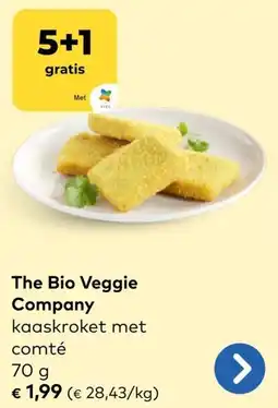 Bio Planet The Bio Veggie Company kaaskroket met comté aanbieding