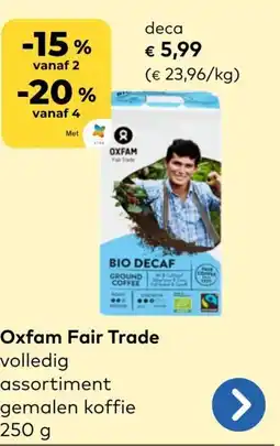 Bio Planet Oxfam Fair Trade aanbieding
